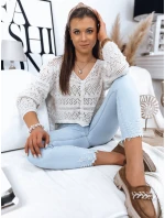 Dámský svetr MISTELLA light beige FashionStreet MY1913