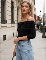 POLL dámská pruhovaná halenka černá FashionStreet RY2515