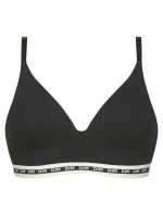 Dámská vyztužená podprsenka bez kostic DIM ICONS PADDED TRIANGLE BRA - DIM - černá