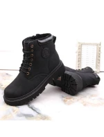 Zateplené trapery se zipem W model 19374782 černá - NEWS Zateplené trapery se zipem W model 19374782 černá - NEWS