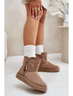 Dámské Sněhule Big Star OO274A165 Béžové