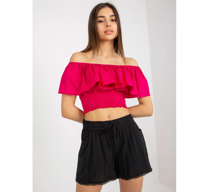 Šortky D73760M61531KH černé