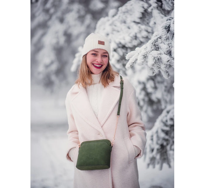 Dámská kabelka Vuch Mini Fossy Suede Green