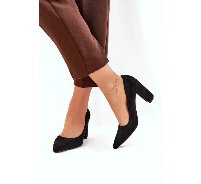 Dámské lodičky model 21184642 černé Step in style - SWEET SHOES