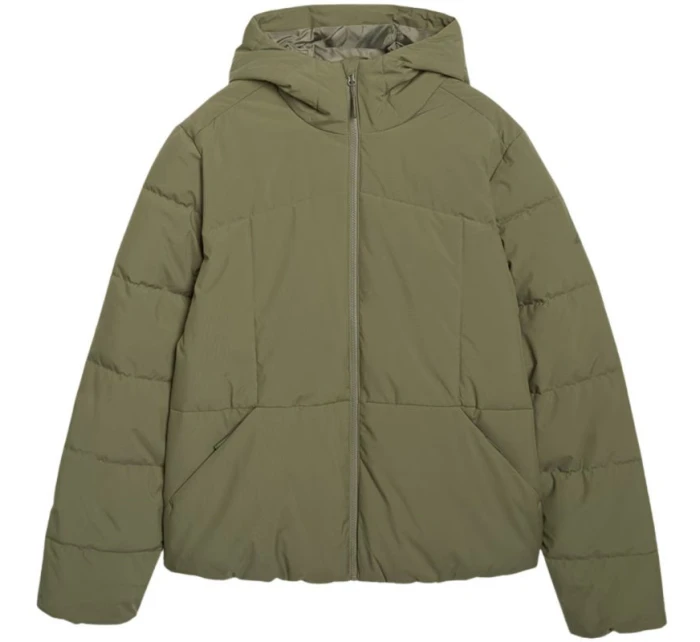 Pánská péřová bunda  khaki WAW25TDJA 43S pánské model 21727034 - 4F