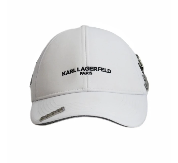 Kšiltovka Karl Lagerfeld Paris Beanie White - model 21932812