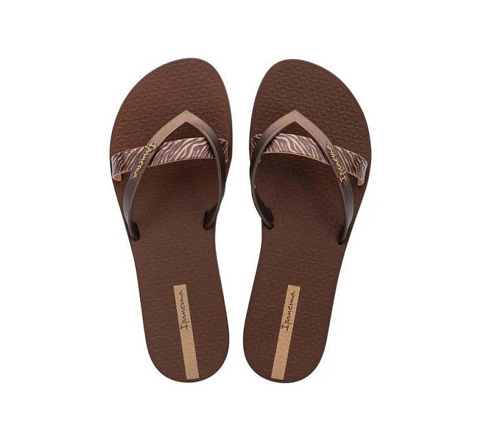 Ipanema dámské žabky Kirei módní pohodlné hnědé na pláž dámské