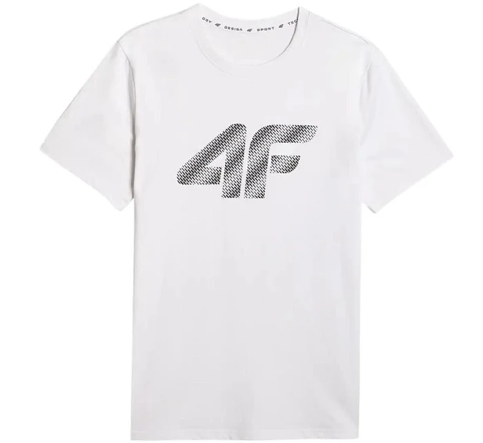 Pánské tričko 4F M3342 white 4FWMM00TTSHM3342 10S pánské