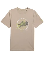 Pánské tričko 4F M2822 beige 4FWSS26TTSHM2822 83S pánské