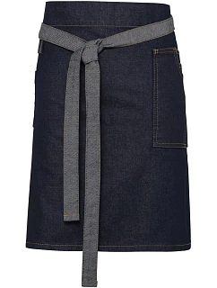 PR 135 Denim zástěra do pasu krátká indigo denim model 22452609 - Premier