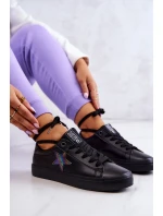 Kožené tenisky Star Big Star model 21580383 Black - Big Star Shoes Kožené tenisky Star Big Star model 21580383 Black - Big Star Shoes