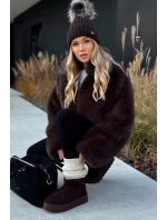 Nízké sněhule na platformě Big Star model 21708613 čokoládové - Big Star Shoes Nízké sněhule na platformě Big Star model 21708613 čokoládové - Big Star Shoes