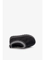 Sněhule Kotníkové Dětské Na Platformě Zateplené Kožíškem Černé Vilabria Sněhule Kotníkové Dětské Na Platformě Zateplené Kožíškem Černé Vilabria