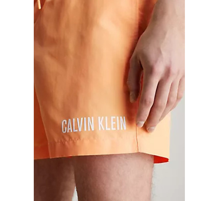 Pánské plavky Tkaný spodní díl MEDIUM DOUBLE WB KM0KM00992SAN - Calvin Klein