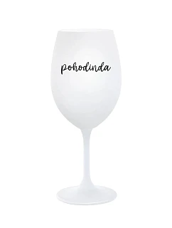 model 22186932 POHODINDA bílá sklenice na víno 350 ml - Giftela