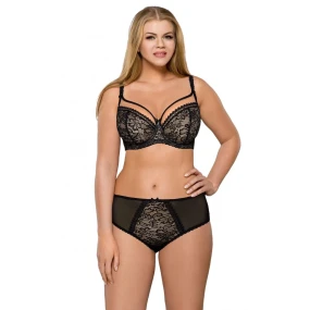 Dámská podprsenka 1396 Crystal black plus - AVA