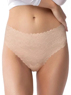 Dámská tanga Bellie beige maxi - JULIMEX