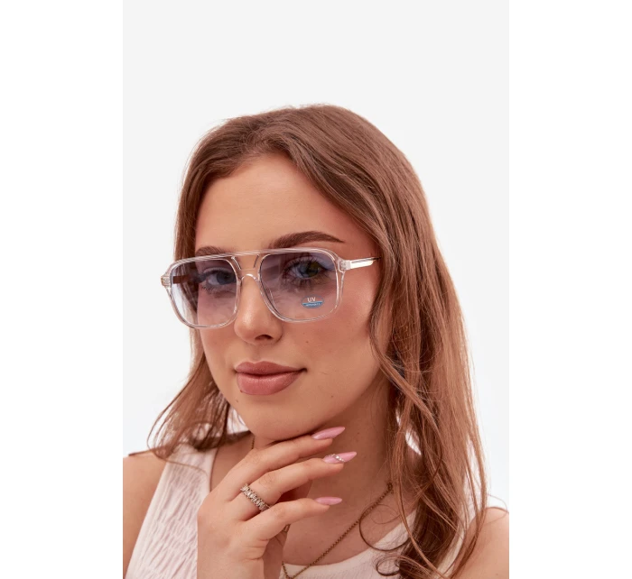 Dámské sluneční brýle s UV filtrem Průhledné