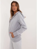 Mikina D10608BC02711B1 šedá Mikina D10608BC02711B1 šedá