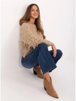 Sweter MI SW model 21314420 beżowy - FPrice Sweter MI SW model 21314420 beżowy - FPrice