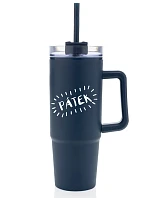 PÁTEK - tmavě modrý cestovní hrnek s průhledným víčkem 900 ml