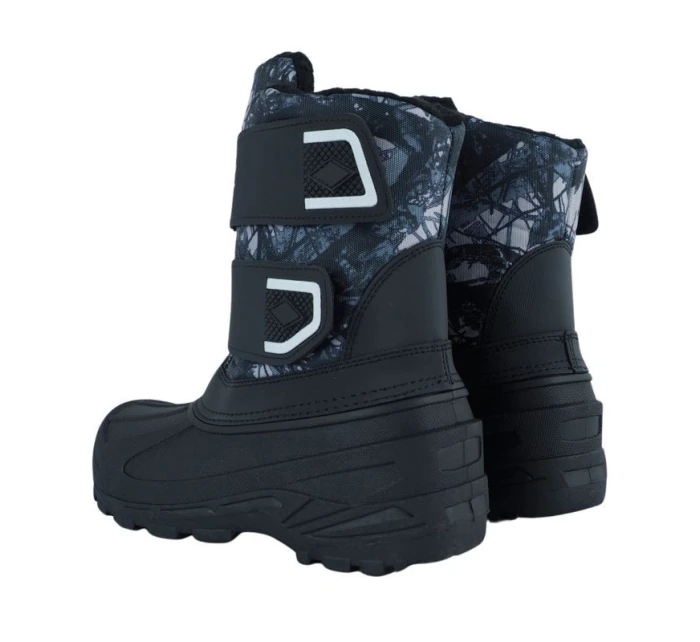 Dětské sněhové boty LCJ-25-10-3781K Černá s modrou - Lee Cooper Dětské sněhové boty LCJ-25-10-3781K Černá s modrou - Lee Cooper