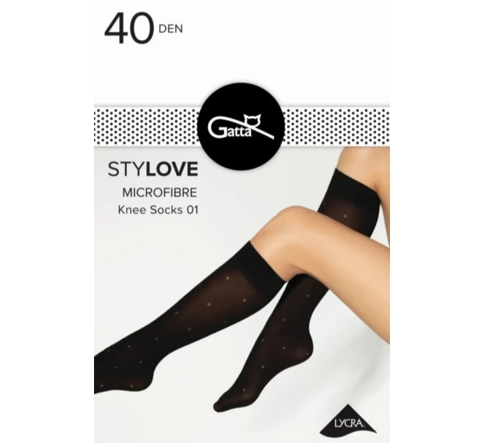 STYLOVE - 01 PODKOLENKY Z MIKROVLÁKNA 40 DEN