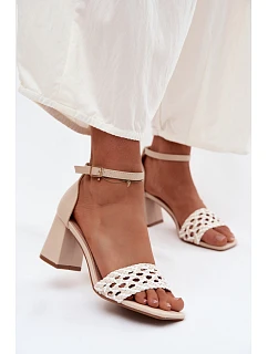 Sandály na podpatku  model 227455 Step in style