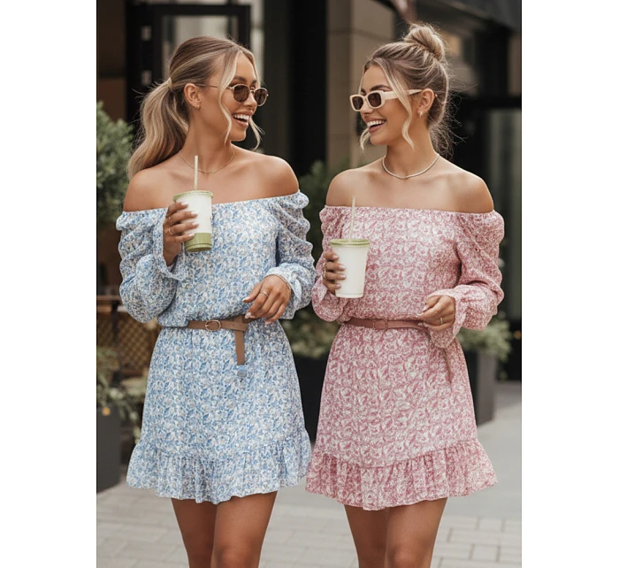 Španělské šaty KERVEN růžové FashionStreet EY2469