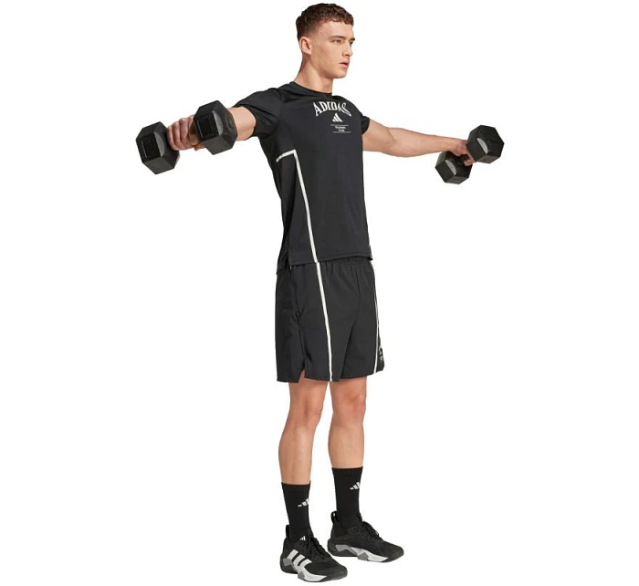 Pánské tričko adidas Designed for Training Legacy Heritage Tee black KA5284 pánské