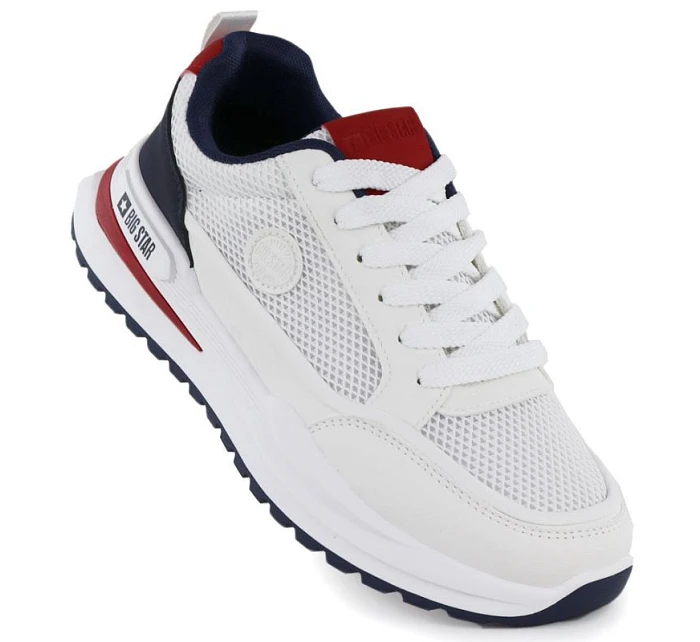 Pánské bílé sportovní polobotky model 22060630 - Big Star Pánské bílé sportovní polobotky model 22060630 - Big Star