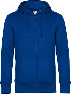 B&C KING Zipped Hood_° Pánská mikina s kapucí 01.U03K royal
