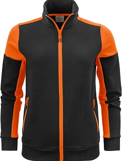 Printer Prime Sweater Full Zip Women Dámská mikina 61.2062 black/orange