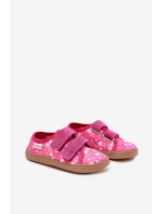 Pantofle Barefoot Dívčí Srdíčka Milami Fuchsie Saphira