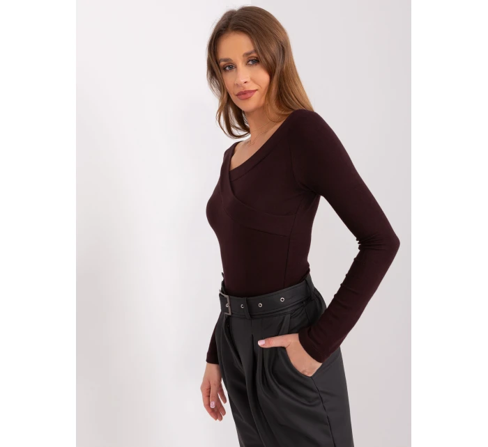 Bluzka EM BZ model 21898762 ciemny brązowy - FPrice