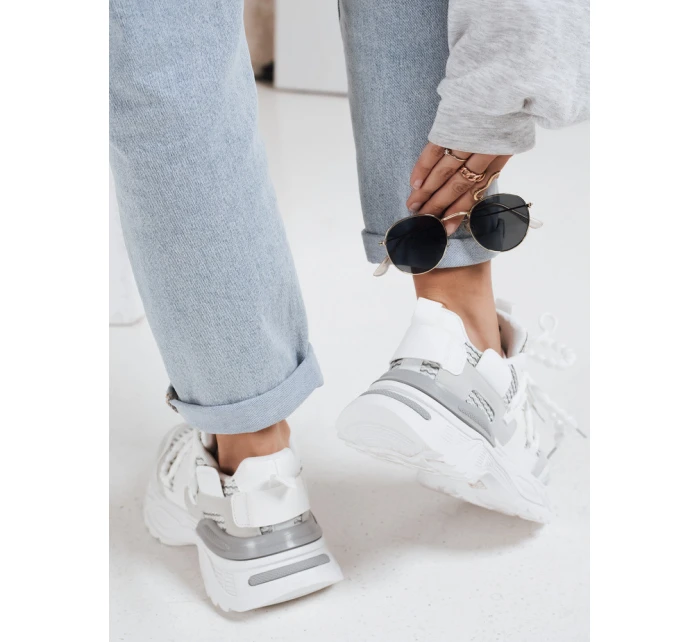 Dámské tenisky na vysoké platformě BEASTAR white FashionStreet ZY0830