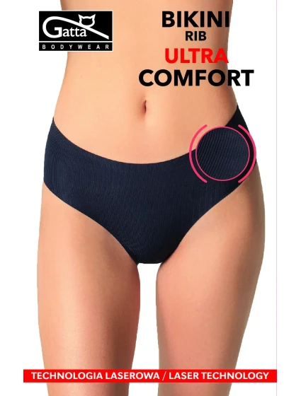 Dámské kalhotky model 17617821 Bikini RIB Ultra Comfort SXL - Gatta Dámské kalhotky model 17617821 Bikini RIB Ultra Comfort SXL - Gatta