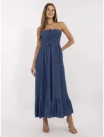 Sukienka DHJ SK model 21156228 ciemny niebieski - FPrice