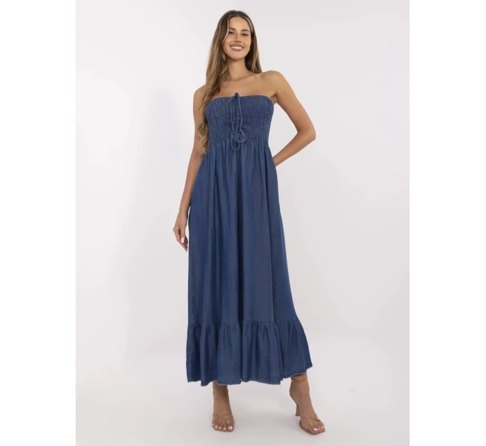 Sukienka DHJ SK model 21156228 ciemny niebieski - FPrice