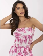 Kombinezon MI KO model 21116794 biało różowy - FPrice Kombinezon MI KO model 21116794 biało różowy - FPrice