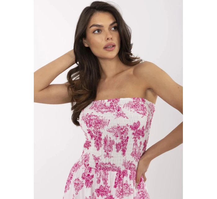 Kombinezon MI KO model 21116794 biało różowy - FPrice Kombinezon MI KO model 21116794 biało różowy - FPrice