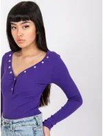 Halenka RV BZ 7439.18 tmavě fialová Halenka RV BZ 7439.18 tmavě fialová