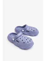 Dětské pěnové pantofle Crocs Modre Cloudy Dětské pěnové pantofle Crocs Modre Cloudy