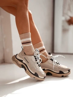 DÁMSKÉ PONOŽKY BEZ TLAKU PRUHOVANÉ STUHY 1436.001