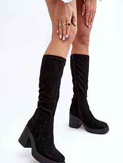 Kozačky na podpatku  model 189049 Step in style