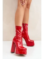 Boty na podpatku model 204679 Step in style Boty na podpatku model 204679 Step in style