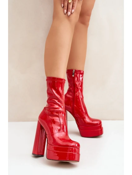 Boty na podpatku model 204679 Step in style Boty na podpatku model 204679 Step in style