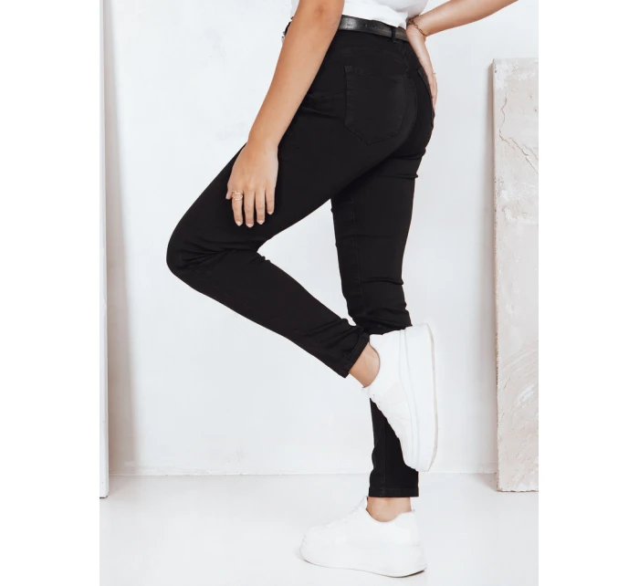 Dámské úzké džíny černé FashionStreet UY2756
