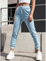 Dámské velurové modré tepláky FashionStreet UY2835