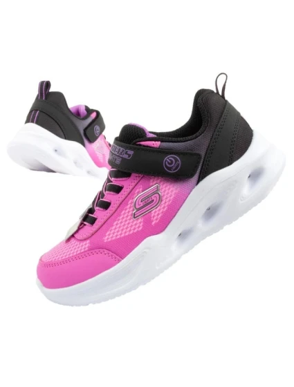 Skechers S Lights boty pro dívky sportovní děti pohodlné LED